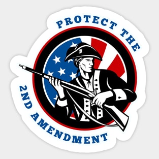 Protect Gun Rights - 2nd Amendment Sticker